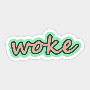 woke Sticker